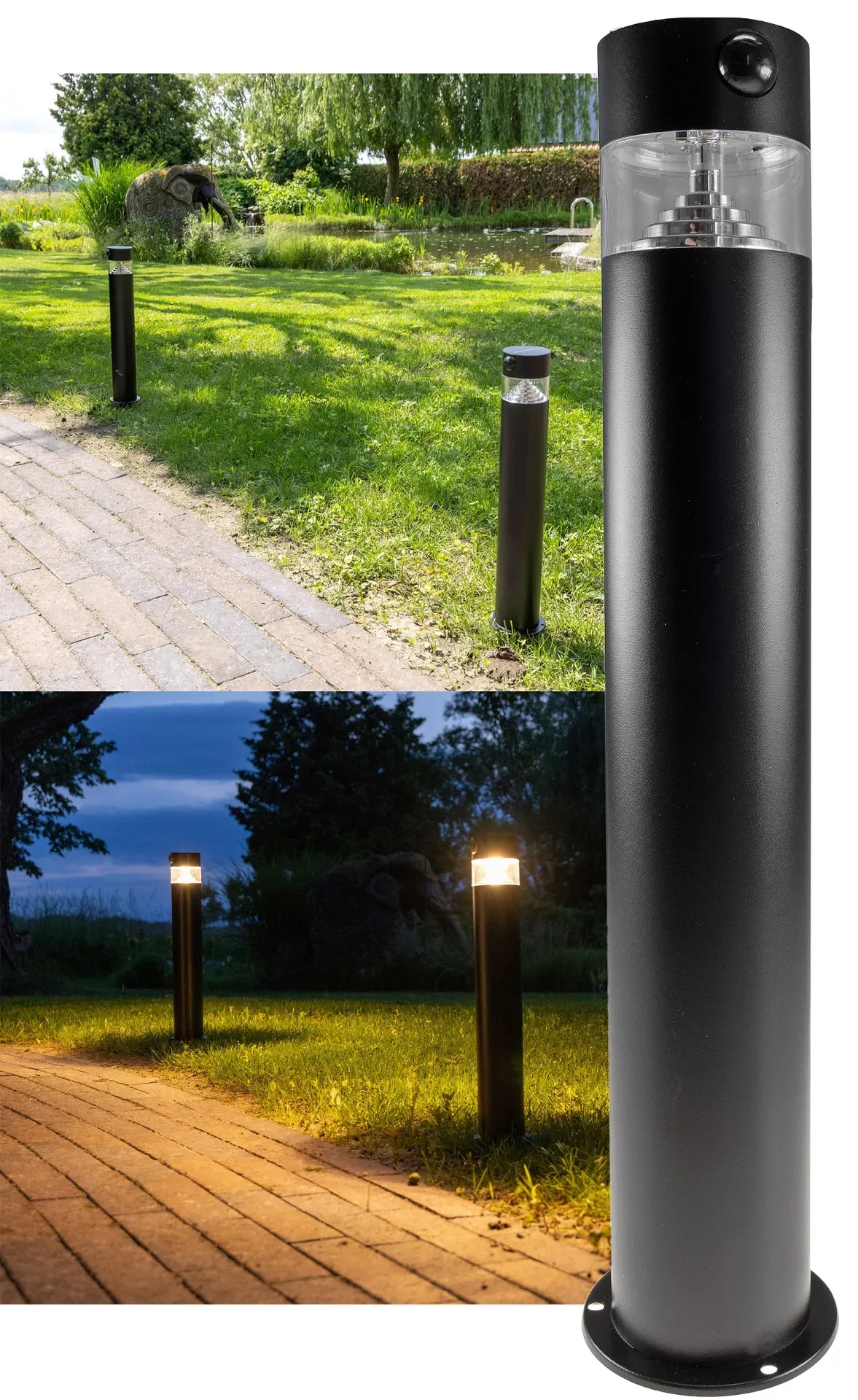 LED Solar Wegeleuchte „SWL-AS50“ IP44, warmweiß 3000K, PIR Sensor, 50cm LED Solar Wegeleuchte „SWL-AS50“ IP44, warmweiß 3000K, PIR Sensor, 50cm