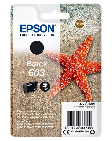 Epson Singlepack Black 603 Ink Epson Singlepack Black 603 Ink