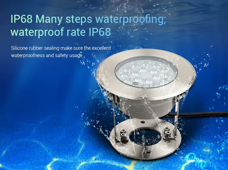 MiBoxer UW03 RGB+CCT LED Unterwasserleuchte 9W LoRa 433MHz IP68 – Bild 8