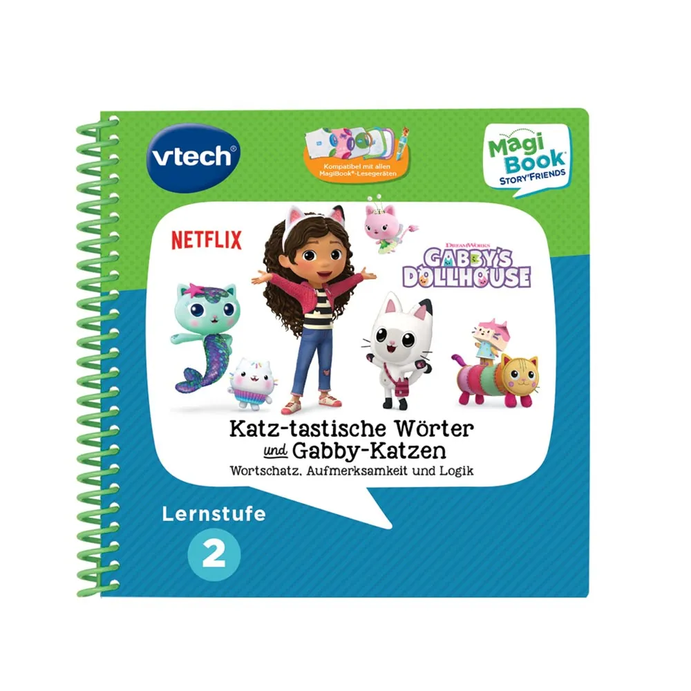 VTech MagiBook Lernstufe 2 - Gabby's Dollhouse inklusive Story'Friend Lernfigur – Bild 7