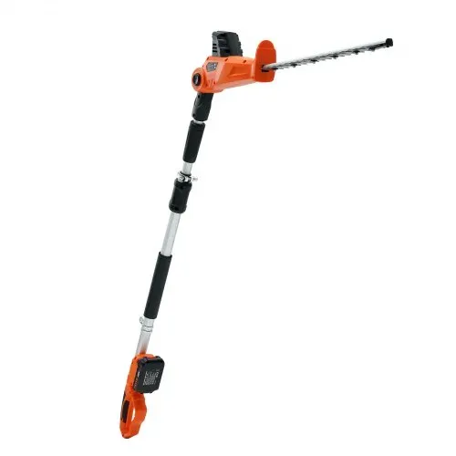 VEVOR Teleskop Heckenschere 20V Heckentrimmer Kupfermotor 17.500U/min Elektroheckenschere 46cm Klingenlänge 188–239cm Ausziehbar 16mm Schnittdurchmesser 30-150° Drehbar inkl.Schnellladegerät Akku – Bild 10