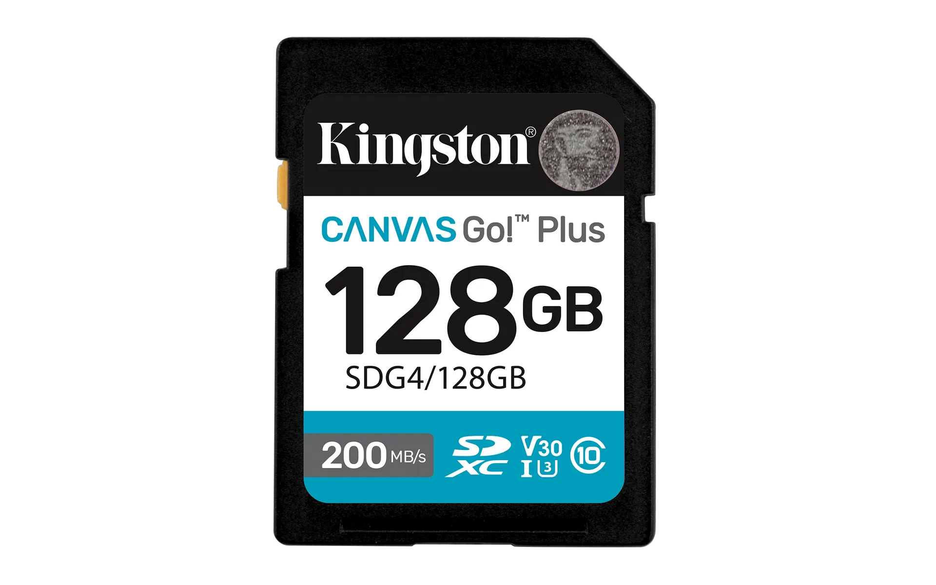 Kingston Technology Canvas Go! Plus 128GB SDXC Canvas Go Plus Gen4 200MB/s C10 UHS-I U3 V30 Kingston Technology Canvas Go! Plus 128GB SDXC Canvas Go Plus Gen4 200MB/s C10 UHS-I U3 V30