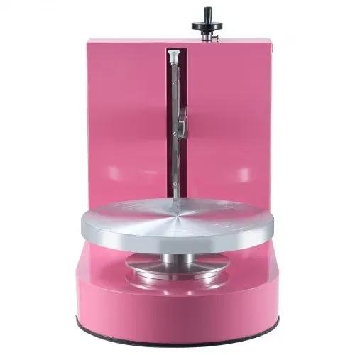 VEVOR einstellbare Tortencremestreichmaschine elektrische Tortendekorationsmaschine zum Verteilen von Kuchencreme, zum Bestreichen und Schmieren von Kuchenglasuren, für 15,24-35,56 cm Kuchen Rosa – Bild 8