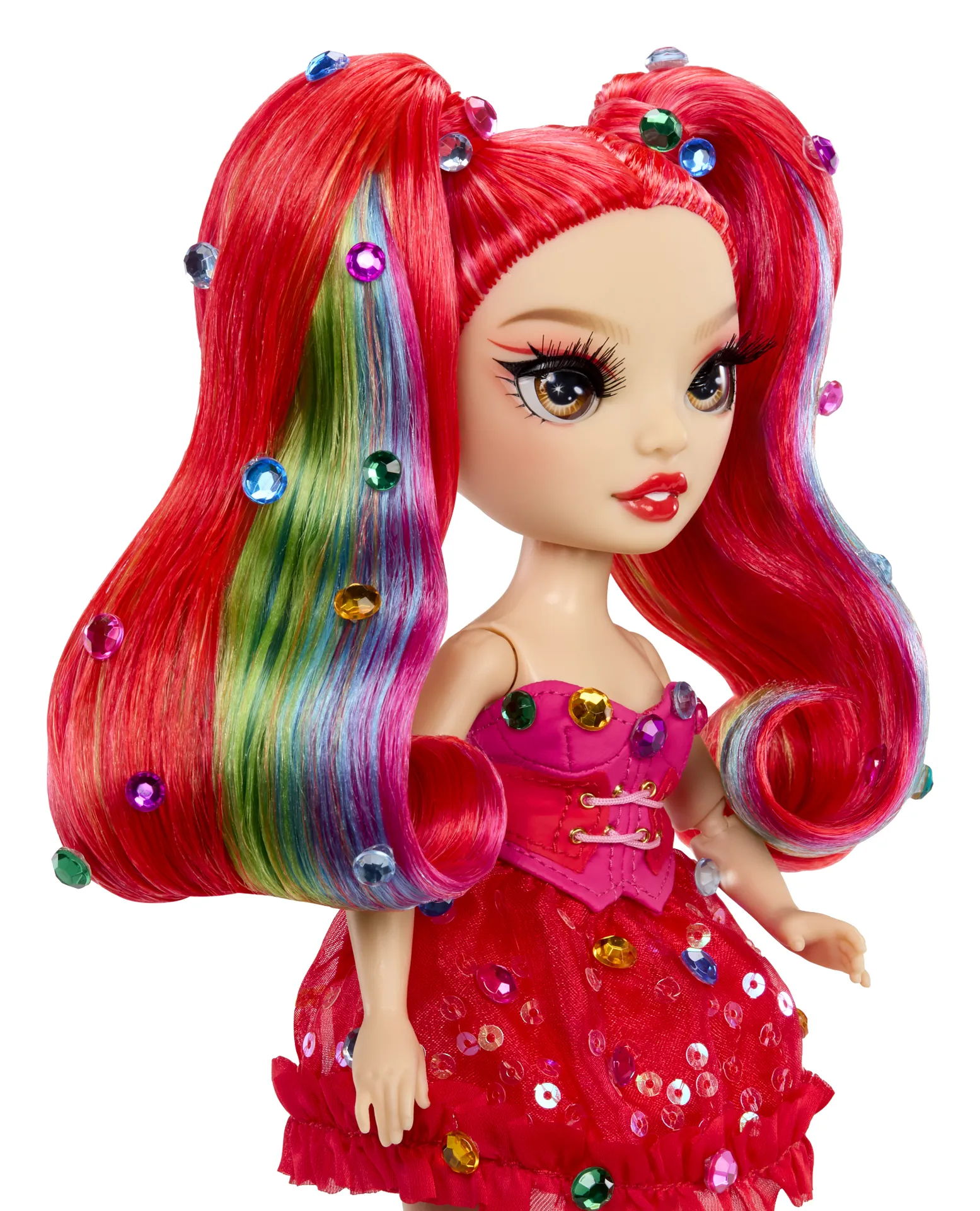 Rainbow High Be Dazzling Fashion Dolls- Vivienne Rouge (Red) – Bild 7