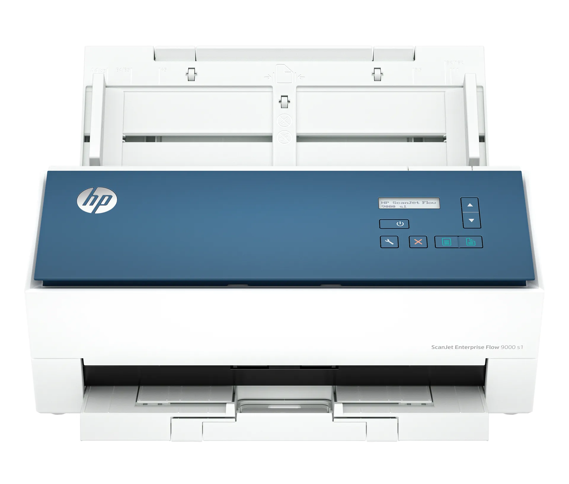 HP ScanJet Enterprise Flow 9000 s1 Scanner mit Vorlageneinzug 600 x 600 DPI A3 Blau, Weiß HP ScanJet Enterprise Flow 9000 s1 Scanner mit Vorlageneinzug 600 x 600 DPI A3 Blau, Weiß