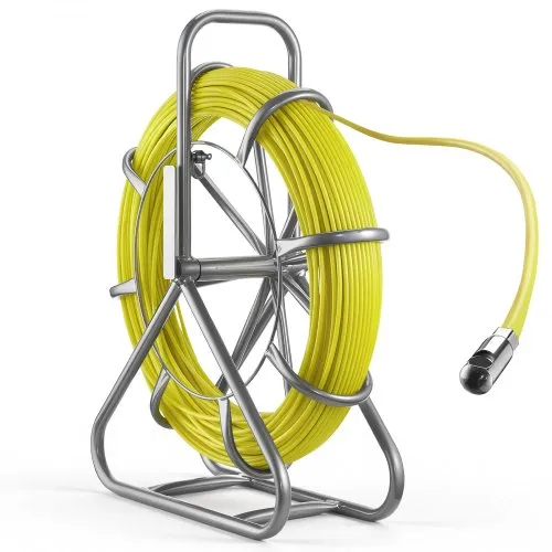 VEVOR Fiberglas Kabel Rad 100 m Ø6,3mm Glasfaserstab, Fischband mit Ständer, Kabeleinziehhilfe mit Markierungen, Kabeleinfädler, Kabelzieher für Wände & Elektroinstallationsrohre, Nichtleitend VEVOR Fiberglas Kabel Rad 100 m Ø6,3mm Glasfaserstab, Fischband mit Ständer, Kabeleinziehhilfe mit Markierungen, Kabeleinfädler, Kabelzieher für Wände & Elektroinstallationsrohre, Nichtleitend