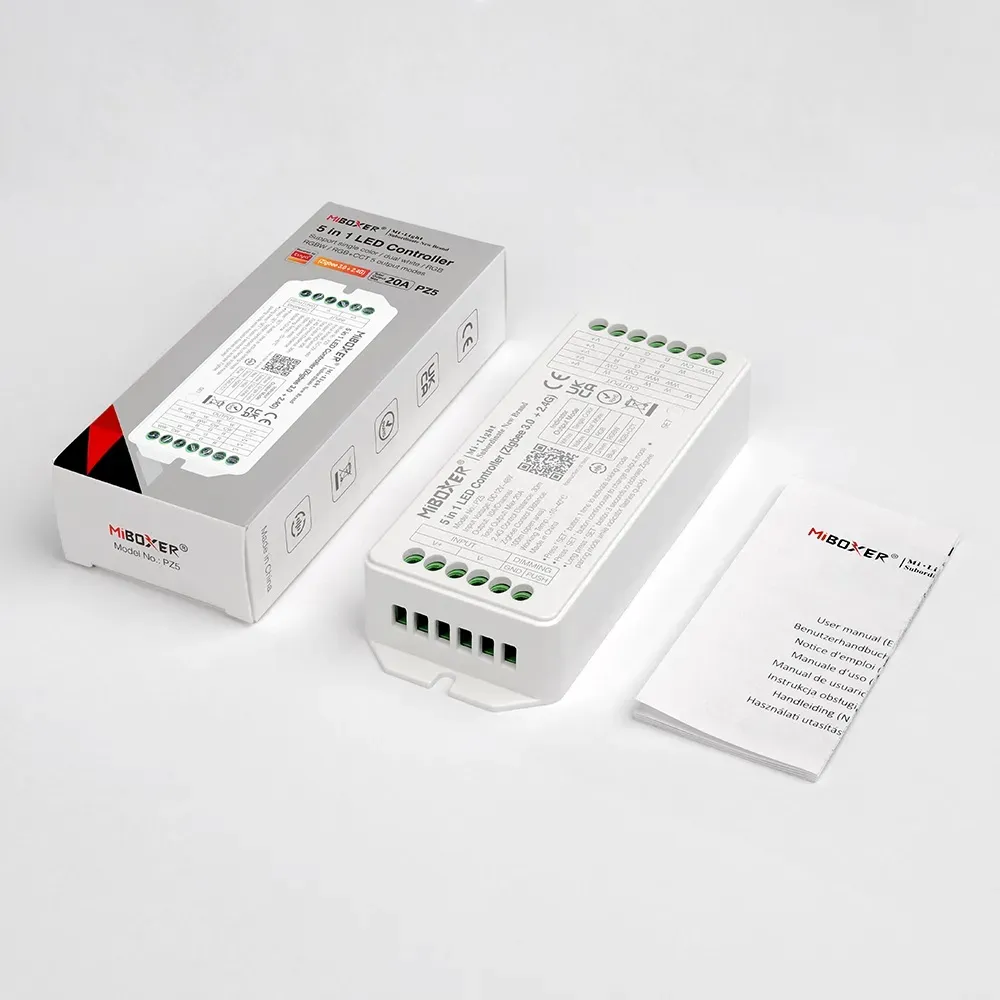 MiBoxer PZ5 LED Controller 2in1 DC12~48V Zigbee 3.0+ 2.4G HP 20A – Bild 2