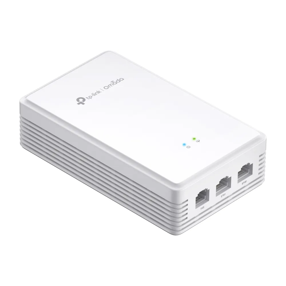 TP-Link Wireless AP WIFI6 • AX1800 • 2×2 • Indoor • 1 GPON • 1xFXS • 2x GbE • EAP610GP-Wall • Omada TP-Link Wireless AP WIFI6 • AX1800 • 2×2 • Indoor • 1 GPON • 1xFXS • 2x GbE • EAP610GP-Wall • Omada
