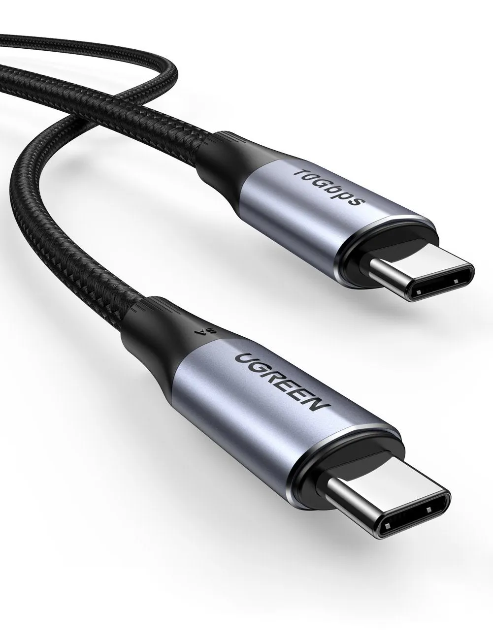 Ugreen 80150 USB Kabel USB 3.2 Gen 2 (3.1 Gen 2) USB C 10 Gbit/s 100 W Schwarz Ugreen 80150 USB Kabel USB 3.2 Gen 2 (3.1 Gen 2) USB C 10 Gbit/s 100 W Schwarz