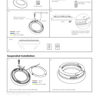 Synergy 21 LED Rundleuchte Donut ww schwarz 35w Synergy 21 LED Rundleuchte Donut ww schwarz 35w