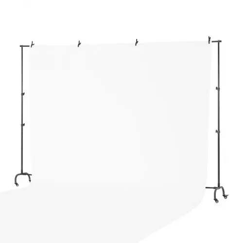 VEVOR Hintergrundständer verstellbares Fotohintergrundständer (Hintergrundtuch: 213 x 300 cm), Hintergrundständer mit Rollen, Bildschirmständer für Produktfotografie Studiofotografie – Bild 10