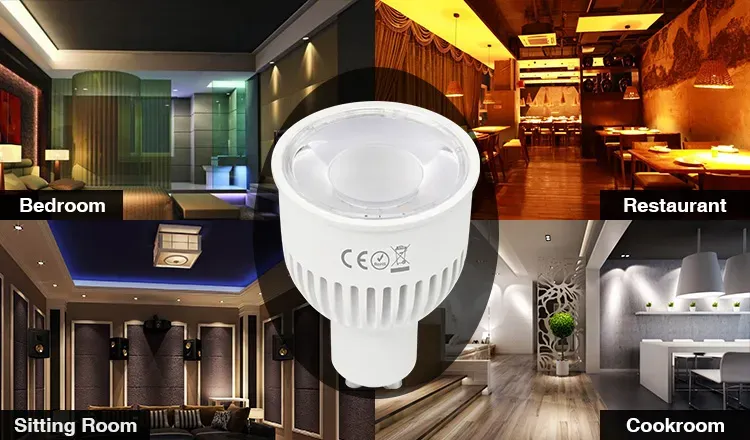 MiBoxer FUT106 LED Retrofit GU10 6W RGB-WW (RGB-CCT) Spot – Bild 8