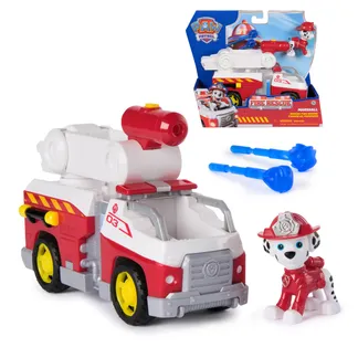PAW Patrol Fire Rescue – Marshalls Feuerwehr-Fahrzeug mit kippbarer Leiter, Geschoss-Abwurf und Marshall Hundefigur PAW Patrol Fire Rescue – Marshalls Feuerwehr-Fahrzeug mit kippbarer Leiter, Geschoss-Abwurf und Marshall Hundefigur