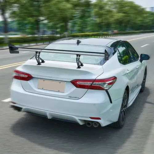 VEVOR GT Wing Autospoiler, 53,1 Zoll Universalspoiler mit Doppeldeck, verstellbares leichtes Aluminium, Auto Heckspoilerflügel, Racing Spoiler BGW/JDM Drift Schwarz – Bild 7