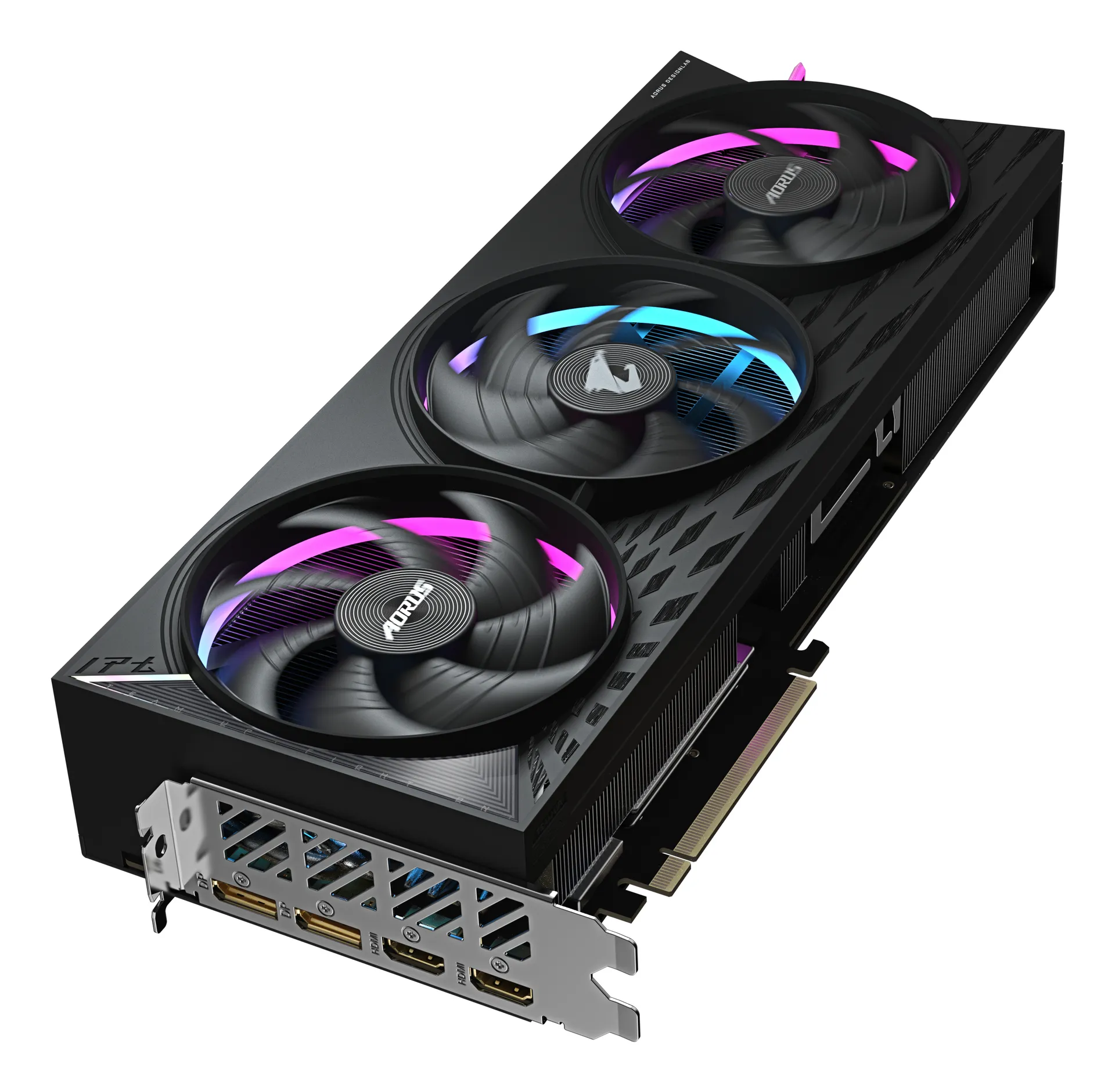 GIGABYTE AORUS Radeon RX 9070 XT ELITE 16G Grafikkarte - 16 GB GDDR6, 256 Bit, PCI-E 5.0, 3100 MHz Kernfrequenz, 2 x DisplayPort, 2 x HDMI, GV-R9070XTAORUS E-16GD – Bild 4