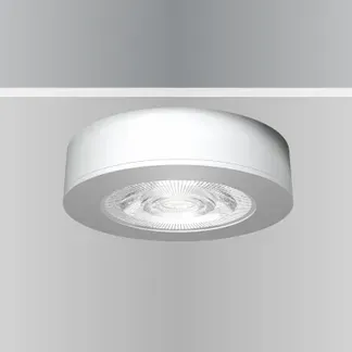 Synergy 21 LED Deckeneinbauspot Helios silber, rund, Aufputzrahmen Synergy 21 LED Deckeneinbauspot Helios silber, rund, Aufputzrahmen