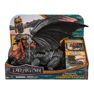 DreamWorks Dragons Drachenzähmen leicht gemacht – Actionfiguren-Set mit Roter Tod-Drachenfigur & Mini Ohnezahn DreamWorks Dragons Drachenzähmen leicht gemacht – Actionfiguren-Set mit Roter Tod-Drachenfigur & Mini Ohnezahn