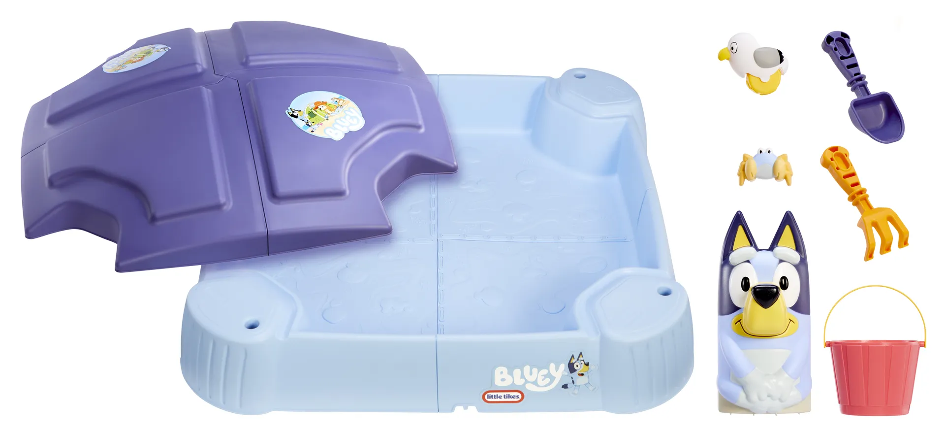 Little Tikes Bluey Beach Day Sandbox Sandkasten Little Tikes Bluey Beach Day Sandbox Sandkasten