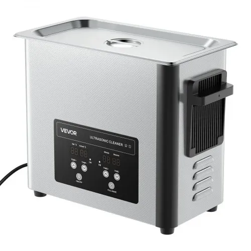 VEVOR 6 L Ultraschallreiniger, professionelle Ultraschallreinigungsmaschine mit Reinigungskorb & Digitalanzeige, 120 W Edelstahl 40 kHz Industrielle Reinigungsmaschine für Uhren Schmuck – Bild 10