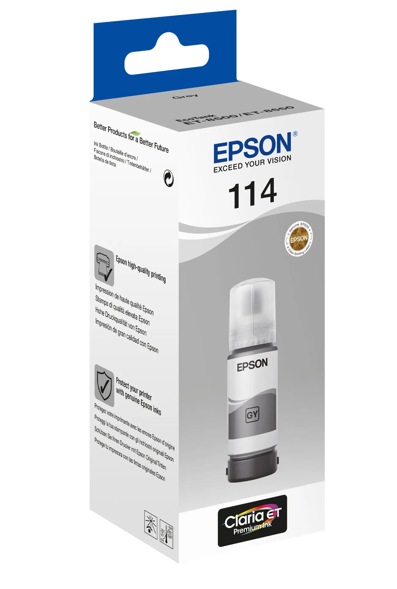 Epson 114 EcoTank Grey ink bottle – Bild 2