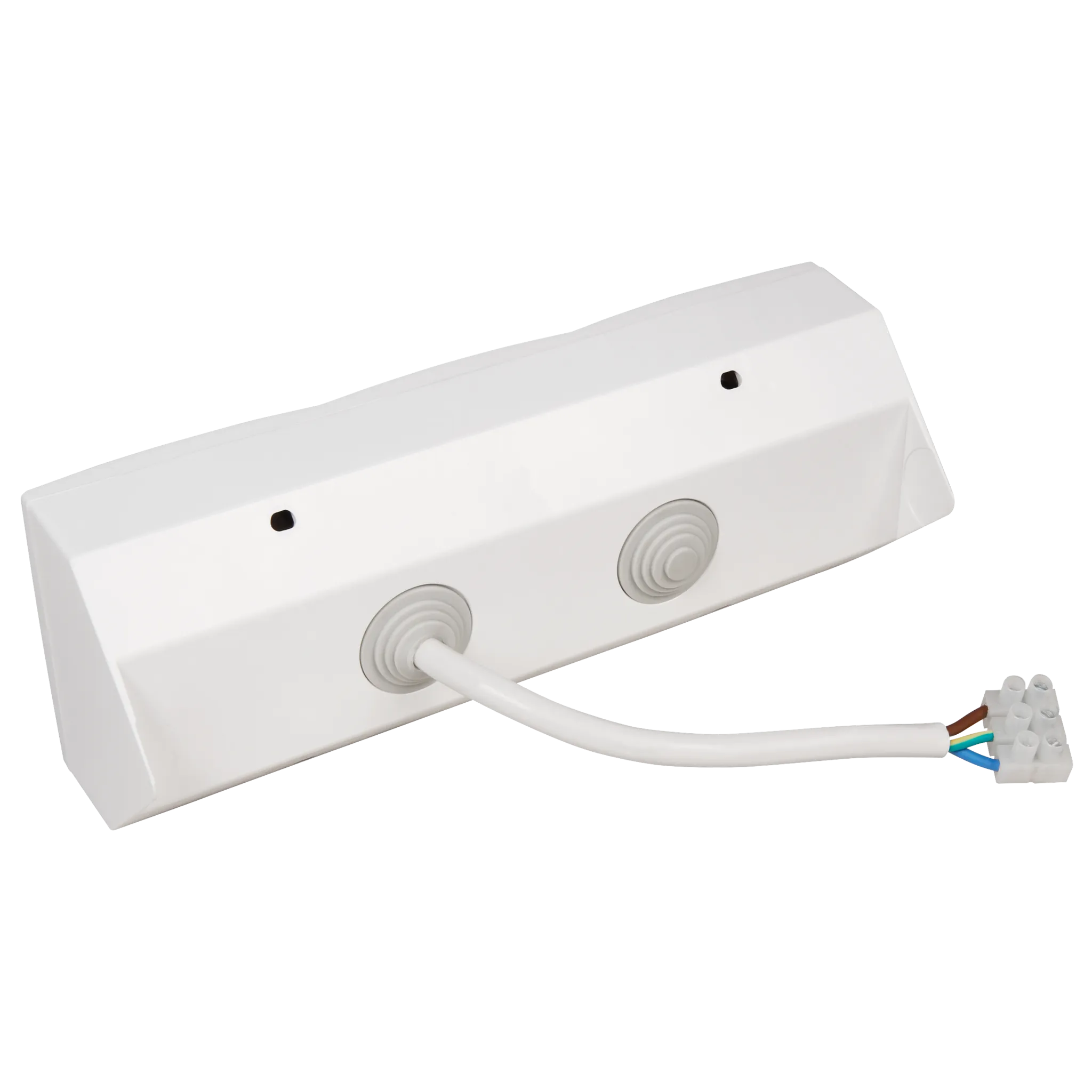 Steckdosenblock McPower ''Flair'' Aufbau, weiß, 3-fach Schutzkontakt + USB – Bild 4