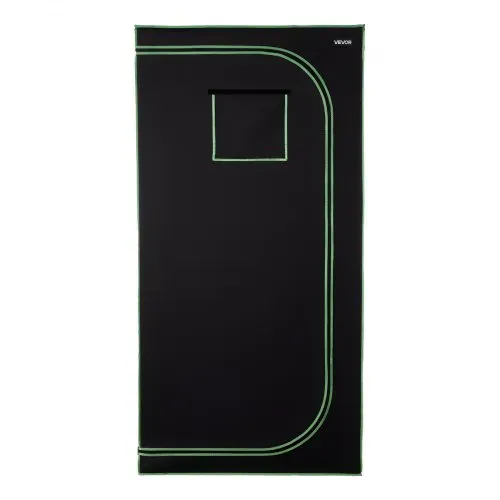 VEVOR Growzelt, 100x100x200 cm, Growbox 600D hochreflektierendes Mylar, Indoor-Pflanzenzelt mit Beobachtungsfenster, Bodenwanne & Reißverschluss, Gewächshaus Zuchtzelte für Obst, Blumen & Gemüse – Bild 8