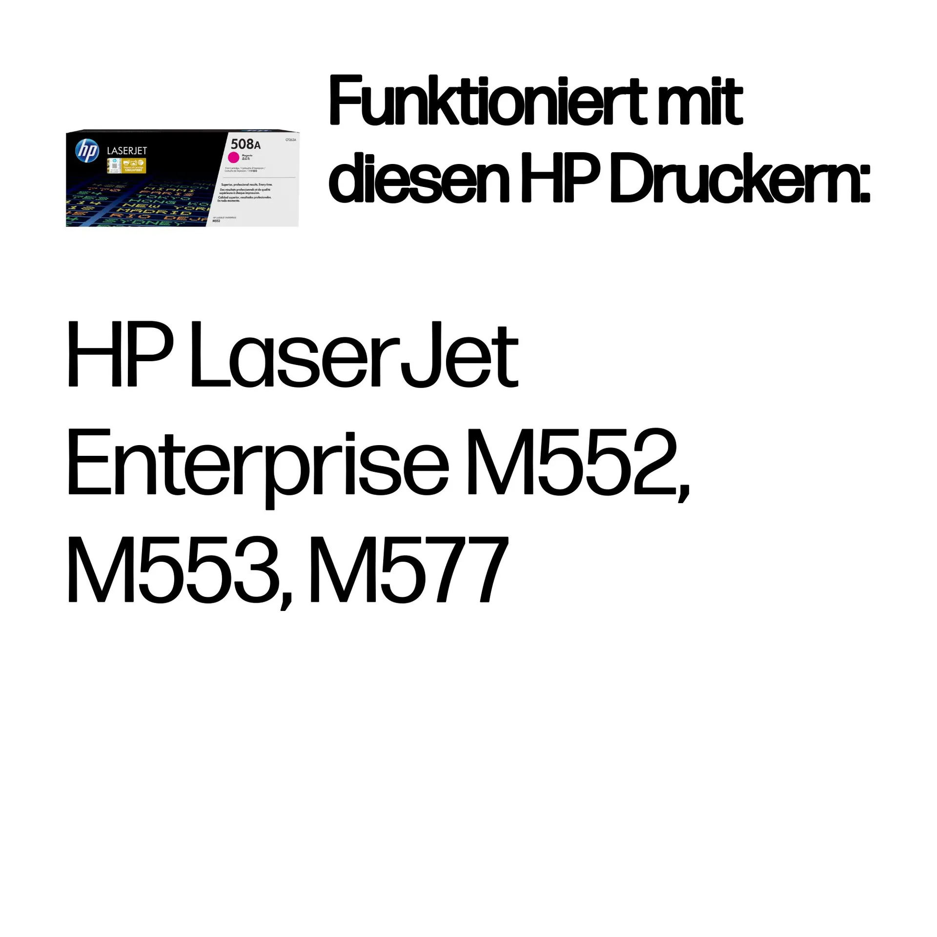 HP 508A Magenta Original LaserJet Tonerkartusche – Bild 2