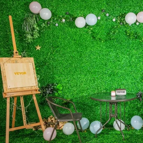 VEVOR 6 STÜCKE 20 x 20 künstliche Buchsbaumplatten Buchsbaumhecke Wandplatten Kunstrasen-Hintergrundwand grüne Graswand 4,1 cm Sichtschutz Heckenschutz UV-geschützt MLCZWQ6PC20X20001V0 20x20Inch – Bild 7