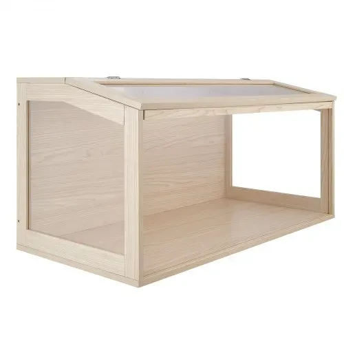 VEVOR Hamsterkäfig Nagerkäfig Nagarium Hamstergehege Holz 1018x518x510mm, 270°-Sichtfenster Nagersicherer mit Deckel Belüftung für Goldhamster Zwerghamster Meerschweinchen Rennmäuse – Bild 9
