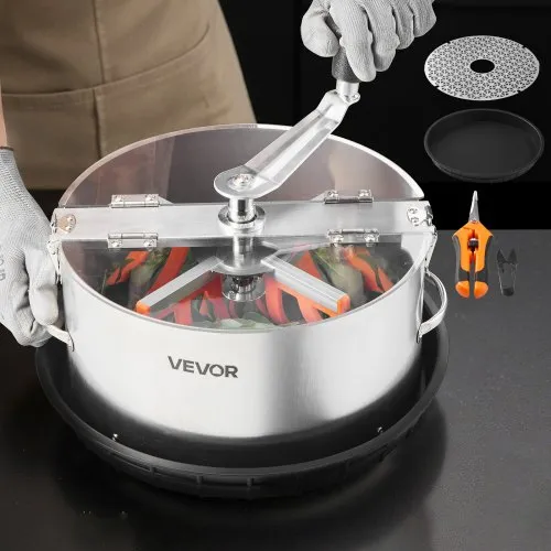 VEVOR Erntemaschine, 30,5 cm Blattschneider, Knospenschneider mit Edelstahlklingen, Nass- & Trocken-Hydrokultur-Schneidemaschine mit Tablett, Blattschüssel Trimmer für Pflanzenknospen & Blumen VEVOR Erntemaschine, 30,5 cm Blattschneider, Knospenschneider mit Edelstahlklingen, Nass- & Trocken-Hydrokultur-Schneidemaschine mit Tablett, Blattschüssel Trimmer für Pflanzenknospen & Blumen