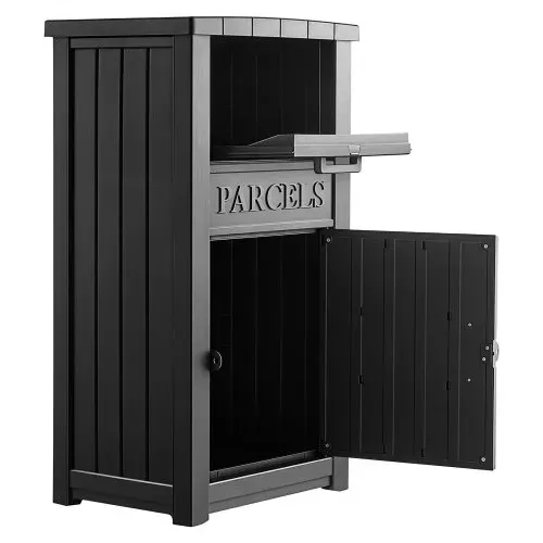 VEVOR Paketbox Briefkasten mit Paketfach Paketbriefkasten 615x473x1121 mm, Empfang der Pakete Direkt vor Haustür, PP-Material, Kapazität für 3–5 Standard-Lieferpakete, Abschließbar & Diebstahlsicher – Bild 9