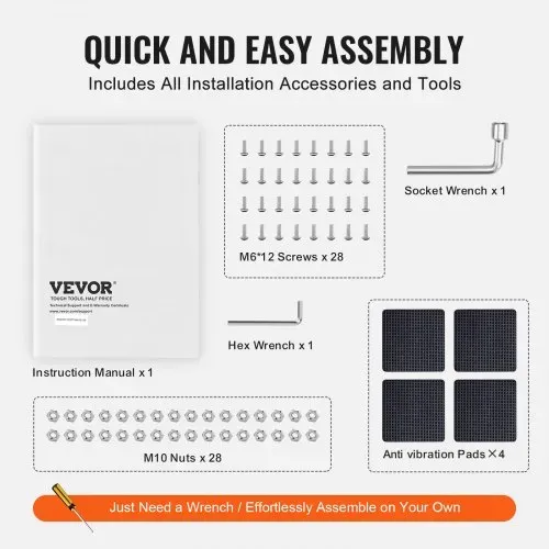 VEVOR Wäscheständer, 711,2 x 685,8 x 363,22 mm, Standplattform für Waschmaschine und Trockner, universelle Passform, 299,4 kg Kapazität, robuste, Basis für Waschmaschine – Bild 2