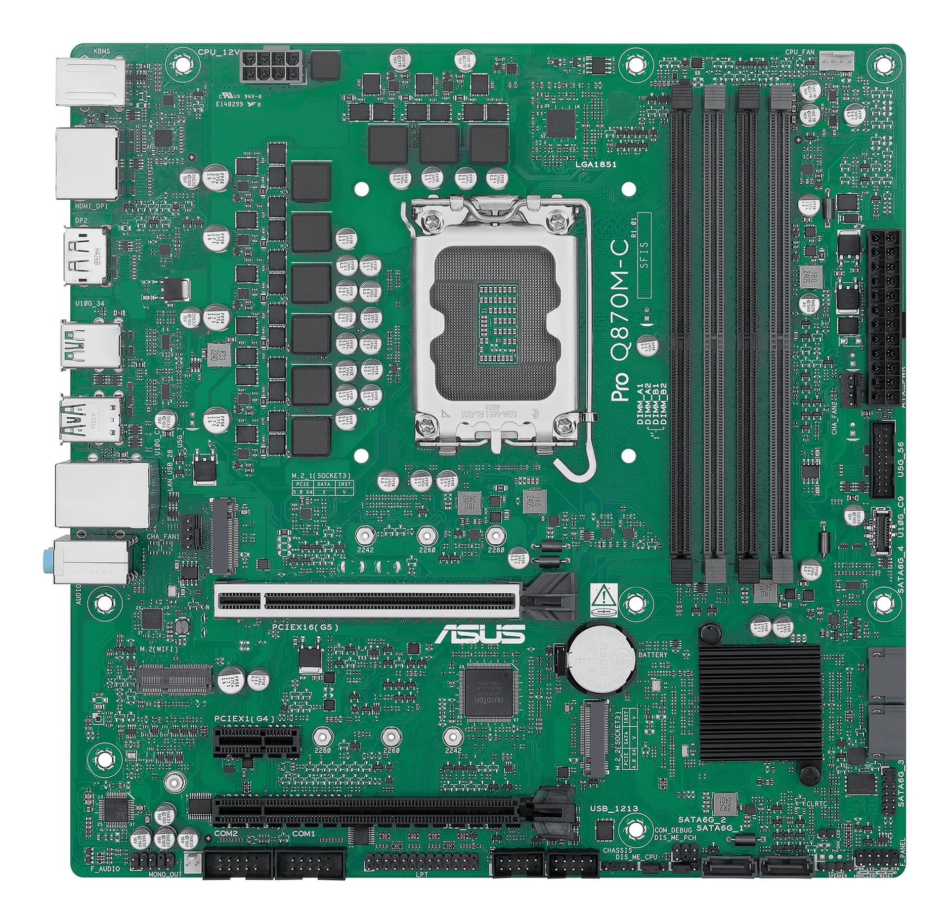ASUS PRO Q870M-C-CSM Intel Q870 LGA 1851 (Socket V1) micro ATX – Bild 2