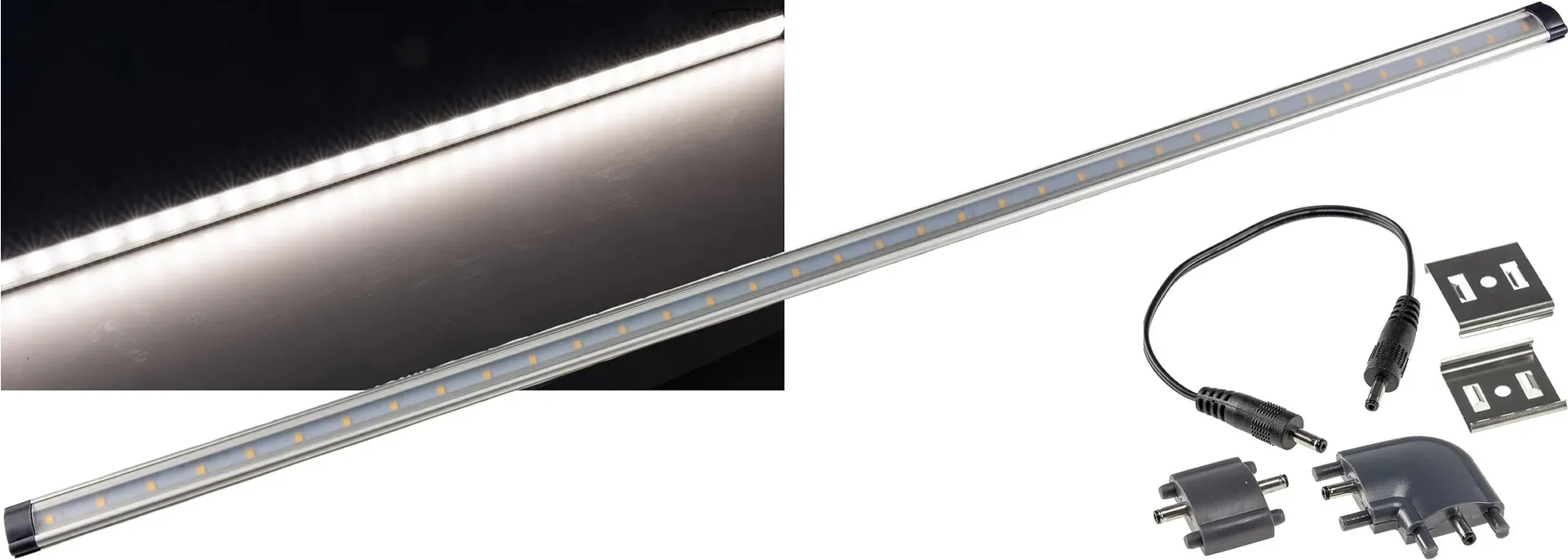 LED Unterbauleuchte “CT-FL80” 80cm 745lm, 6W, 4200K / tageslicht weiß LED Unterbauleuchte “CT-FL80” 80cm 745lm, 6W, 4200K / tageslicht weiß