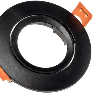 Einbaustrahler „CT-K86“ Kunstoff, Ø 86mm für 50mm Lampen, schwarz Einbaustrahler „CT-K86“ Kunstoff, Ø 86mm für 50mm Lampen, schwarz