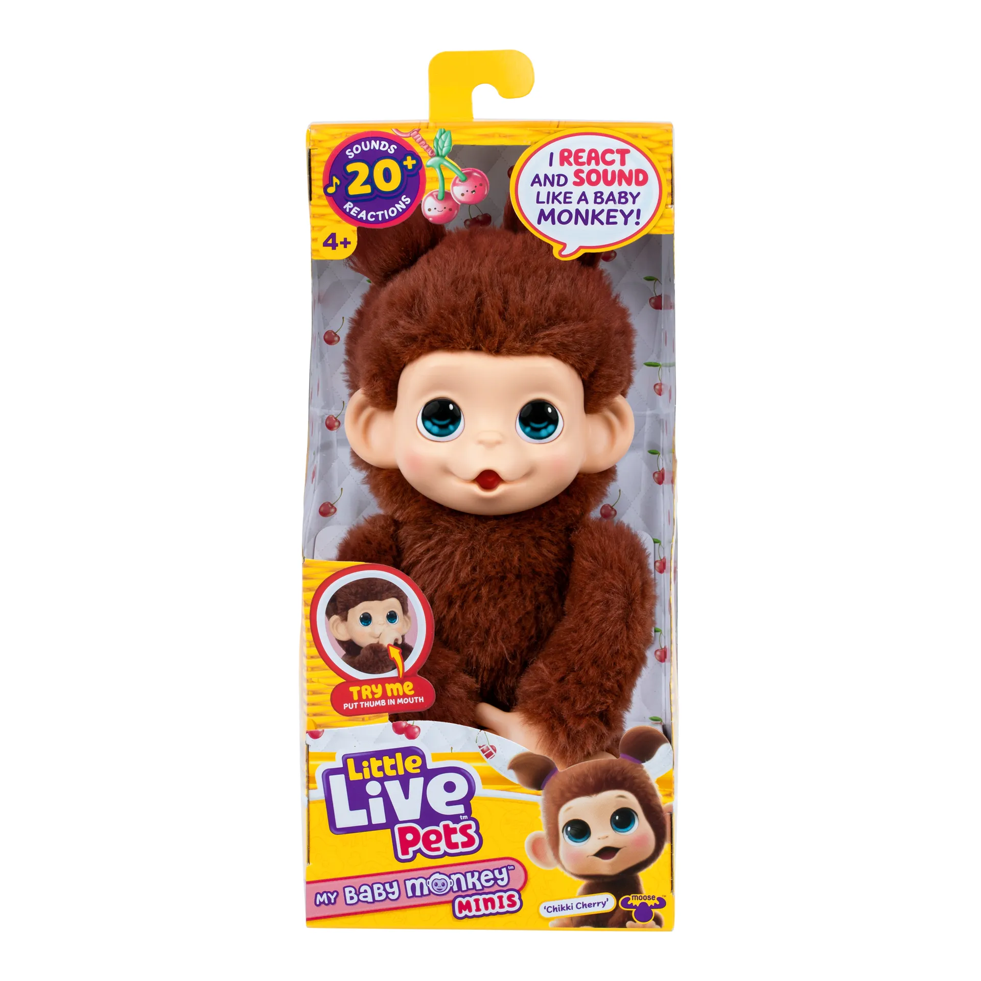 Moose Toys Little Live Pets My Baby Monkey 'Chikki Cherry' – Bild 2