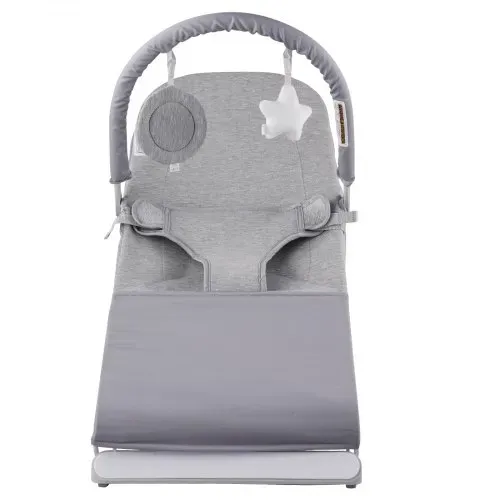 VEVOR Babywippe, klappbarer Wippensitz für Babys von 0–9 Monaten, Wippenstuhl mit 2 Liegewinkeln & drehbarem Spielzeugbügel, Babyschaukel mit Reisetasche für drinnen & draußen, 685x410x600mm – Bild 10