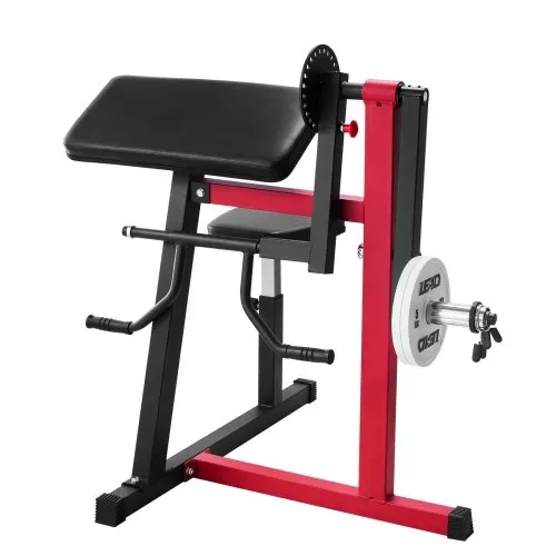 VEVOR Preacher Curl Bank, 2 in 1 Bizeps-Curlbank und Trizeps-Extension-Maschine, isolierte Bizeps-Station mit sitzendem Arm, Krafttrainingsbank, Trainingsgerät für das Heim-Fitnessstudio – Bild 8