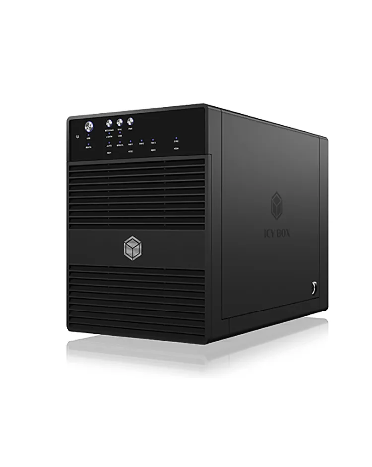 ICY BOX IB-3640SU3, Externes 4-fach SINGLE System für 3,5″ SATA I/II/III Festplatten, USB 3.2 Gen 1 + eSATA, schwarz ICY BOX IB-3640SU3, Externes 4-fach SINGLE System für 3,5″ SATA I/II/III Festplatten, USB 3.2 Gen 1 + eSATA, schwarz