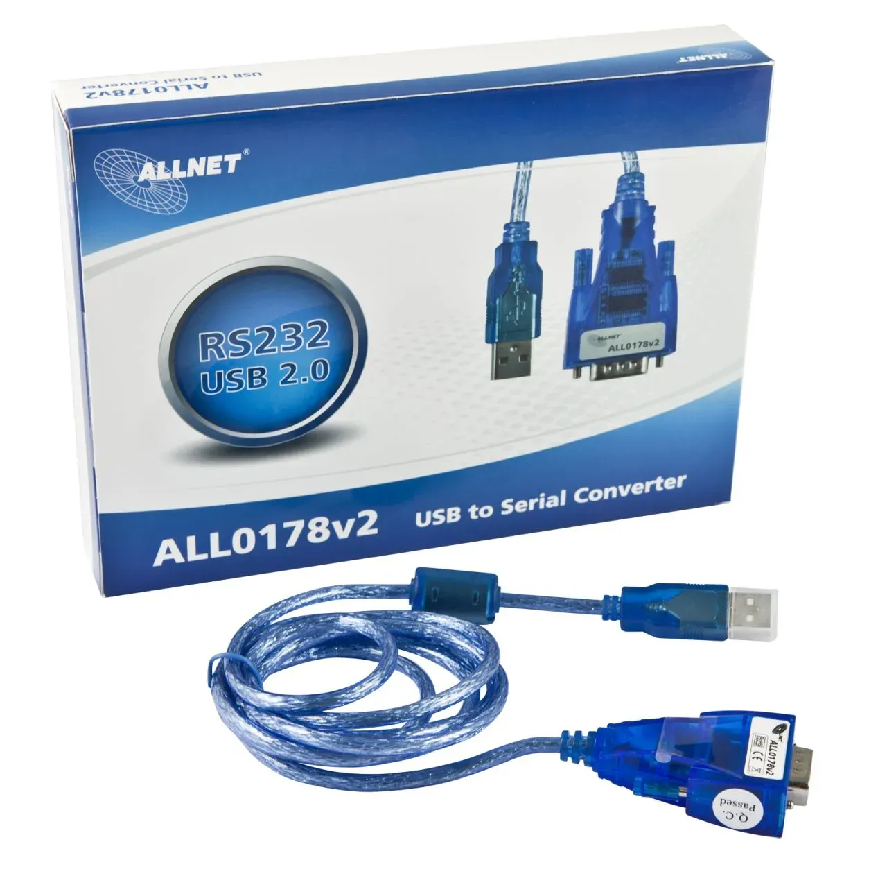 ALLNET ALL0178v2 / USB 2.0 RS232 Adapter FTDI Chipset – Bild 2