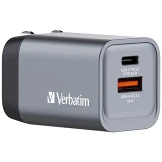 Verbatim GNC-35 Universal Schwarz, Grau AC Schnellladung Drinnen Verbatim GNC-35 Universal Schwarz, Grau AC Schnellladung Drinnen