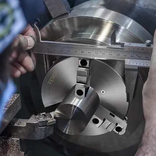VEVOR Drehbankfutter K11-200 200mm Dreibackenfutter HT300-Material 3 Backenfutter Spannbereich 4–200mm 3-Backen, 20Cr, ≥53HRC φ65mm Bohrung Spannfutter Drechselbank Selbstzentrierend – Bild 7