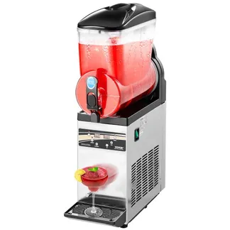 VEVOR kommerzieller Frozen Drink Maker, 15 L Slush-Maschine 60 Tassen Margarita-Smoothie-Maschine aus Edelstahl, Slush-Maker für Zuhause Partys Restaurants Cafés Bars VEVOR kommerzieller Frozen Drink Maker, 15 L Slush-Maschine 60 Tassen Margarita-Smoothie-Maschine aus Edelstahl, Slush-Maker für Zuhause Partys Restaurants Cafés Bars