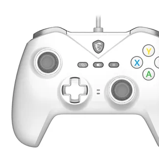 MSI FORCE GC200 WHITE Gaming-Controller Weiß USB Gamepad Analog / Digital Android, PC MSI FORCE GC200 WHITE Gaming-Controller Weiß USB Gamepad Analog / Digital Android, PC