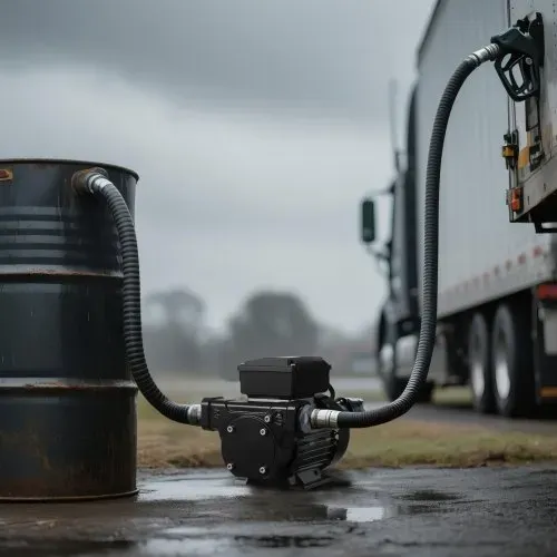 VEVOR Kraftstofftransferpumpe, 230V AC, elektrische Diesel-Transferpumpe, 60 L/min, maximale Saughöhe 2,4 m, maximale Förderhöhe 13,7 m, für Kerosin, Biodiesel, landwirtschaftliche Maschinen – Bild 7
