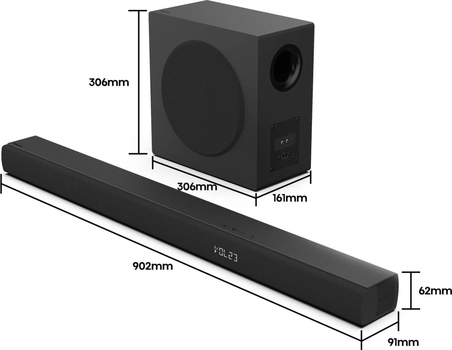 Hisense HS3100 3.1 Kanal Soundbar – Bild 5
