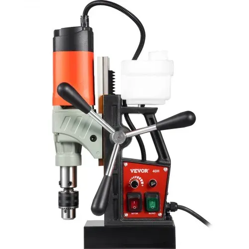 VEVOR 1200 W Magnetbohrer Magnetbohrmaschine 13000 N Elektrische Kernbohrmaschine Industrielle Bohrmaschine 580 RPM mit variabler Geschwindigkeit für alle Oberflächen und Heimwerkerarbeiten – Bild 10