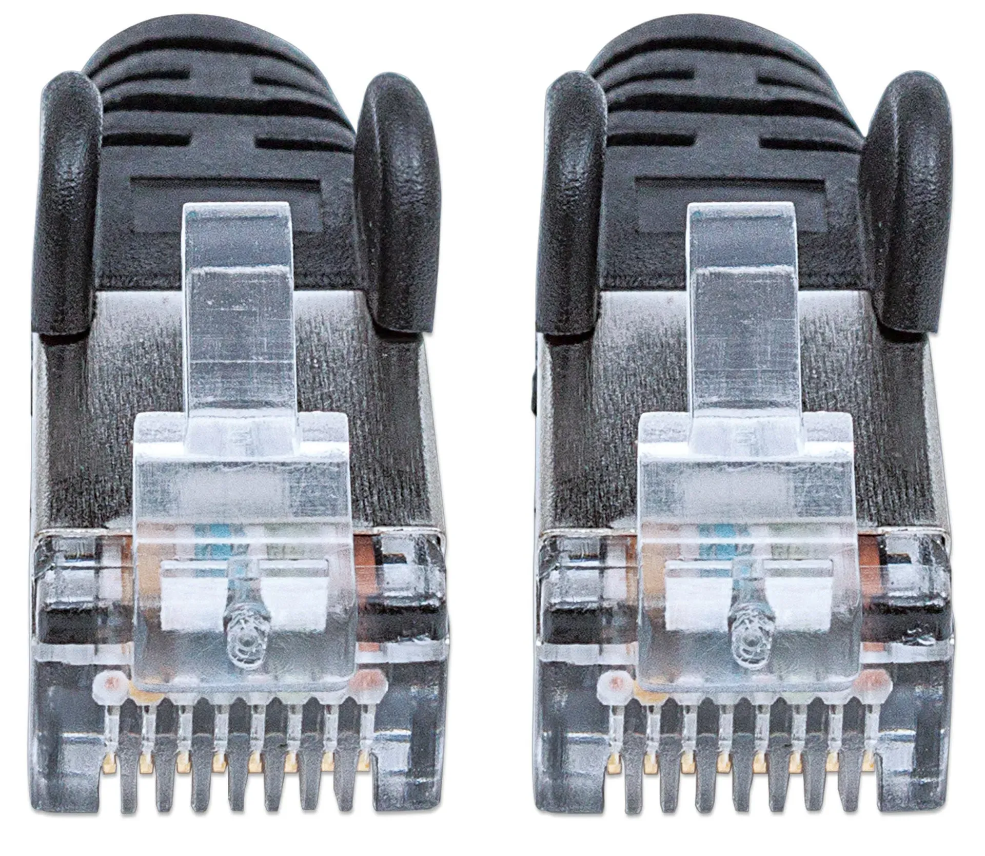 Intellinet Premium Netzwerkkabel, Cat6, S/FTP, 100% Kupfer, Cat6-zertifiziert, LS0H, RJ45-Stecker/RJ45-Stecker, 2,0 m, schwarz – Bild 3