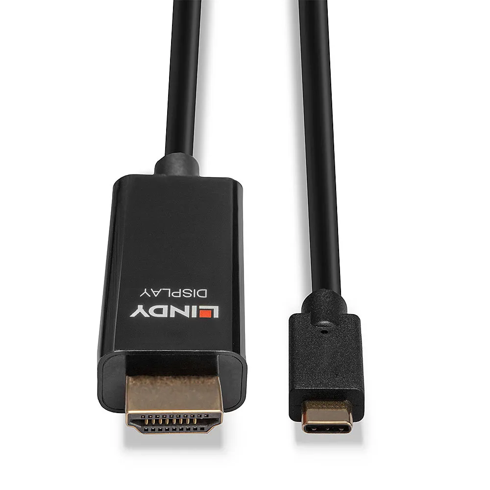 Lindy 43317 Videokabel-Adapter 10 m USB Typ-C HDMI Typ A (Standard) Schwarz – Bild 4