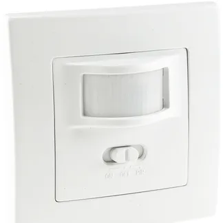 Unterputz PIR-Bewegungsmelder 160° LED geeignet, 2-Draht Technik, weiß Unterputz PIR-Bewegungsmelder 160° LED geeignet, 2-Draht Technik, weiß